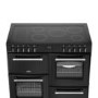 Belling Farmhouse 100cm Electric Ceramic Range Cooker - Black