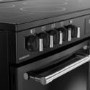 Belling Farmhouse 100cm Electric Ceramic Range Cooker - Black