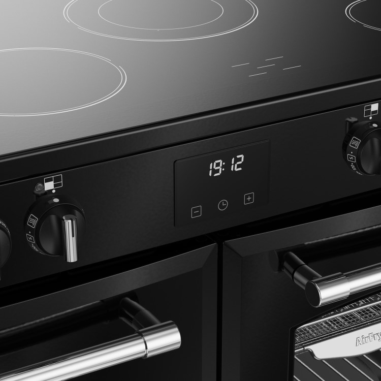 Belling Farmhouse 100cm Electric Ceramic Range Cooker - Black