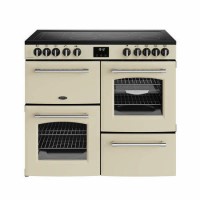 Belling Farmhouse 100cm Electric Ceramic Range Cooker - Cream