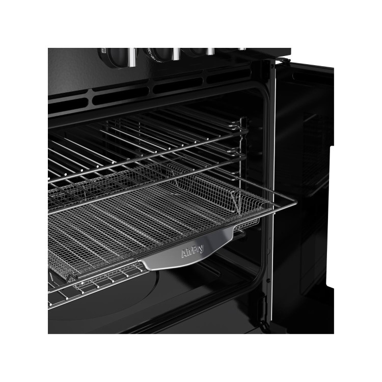 Belling Farmhouse 100cm Dual Fuel Range Cooker - Black