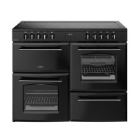 Belling Farmhouse 110cm Electric Ceramic Range Cooker - Black