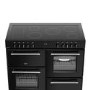 Belling Farmhouse 110cm Electric Ceramic Range Cooker - Black