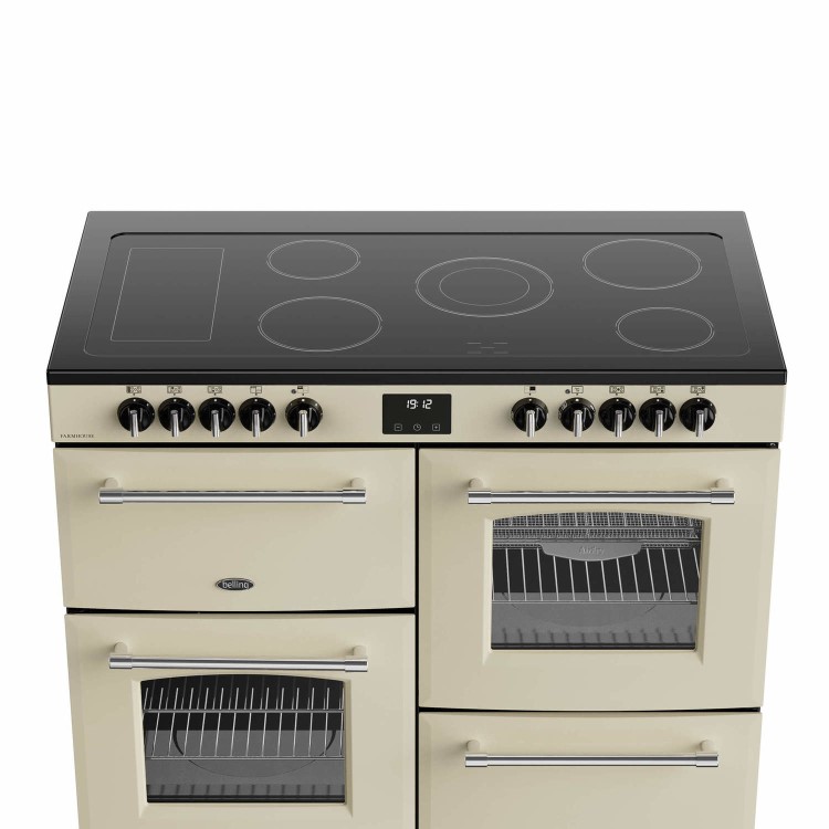 Belling Farmhouse 110cm Electric Ceramic Range Cooker - Cream