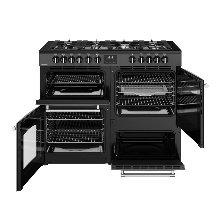 Belling Farmhouse 110cm Dual Fuel Range Cooker - Anthracite