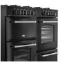 Refurbished Belling Farmhouse 110DF 110cm Dual Fuel Range Cooker Black