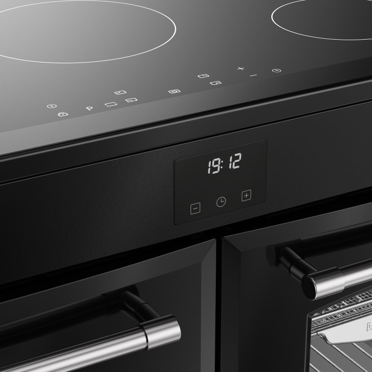 Belling Farmhouse 110cm Electric Induction Range Cooker - Black