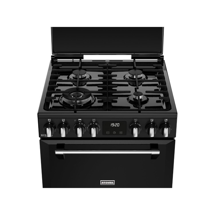 Refurbished Stoves Richmond DX 60cm Dual Fuel Cooker Black