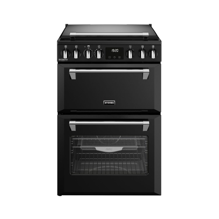 Refurbished Stoves Richmond DX 60cm Dual Fuel Cooker Black