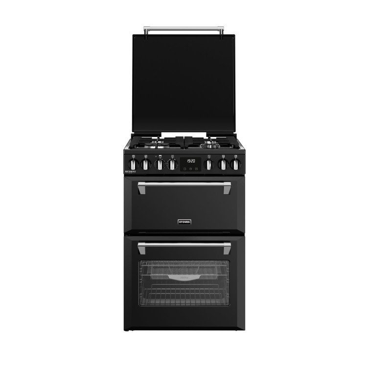 Refurbished Stoves Richmond DX 60cm Dual Fuel Cooker Black