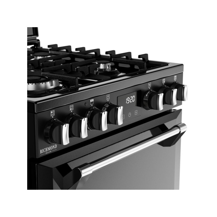 Refurbished Stoves Richmond DX 60cm Dual Fuel Cooker Black