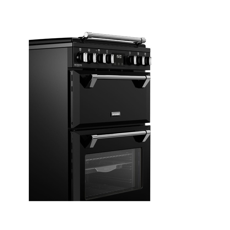 Refurbished Stoves Richmond DX 60cm Dual Fuel Cooker Black