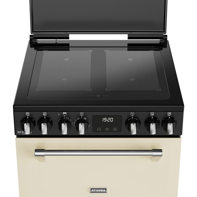 Stoves Richmond DX 60cm Electric Induction Cooker - Cream