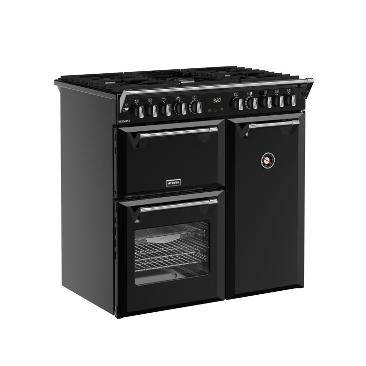 Stoves Richmond 90cm Dual Fuel Range Cooker - Black