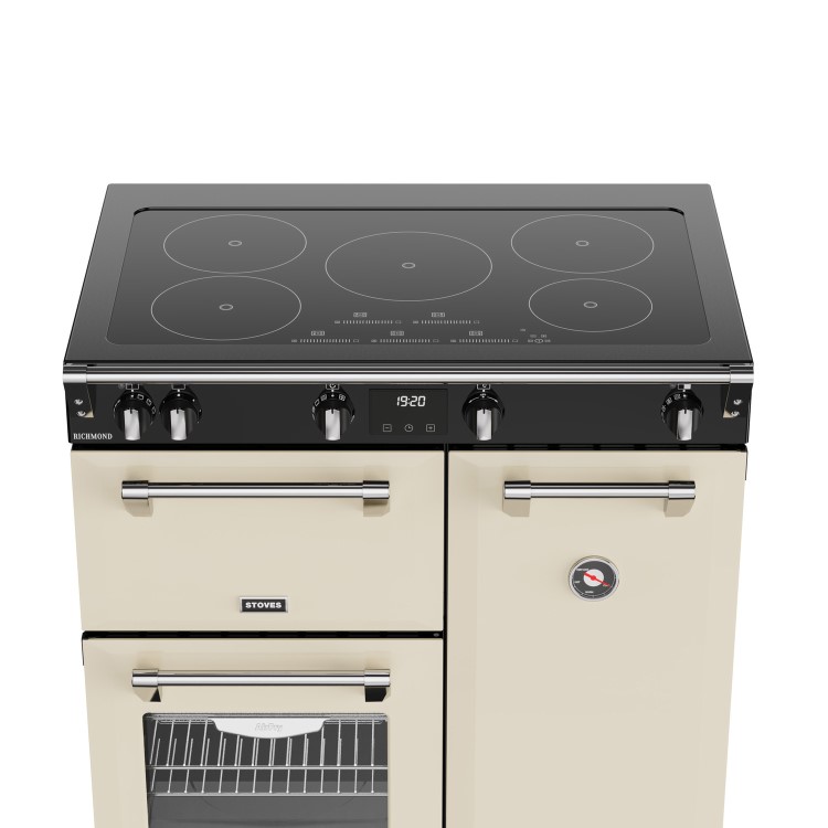 Stoves Richmond 90cm Electric Induction Range Cooker - Cream