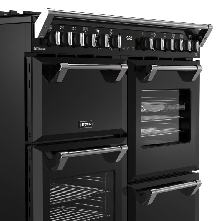 Stoves Richmond 100cm Dual Fuel Range Cooker - Black