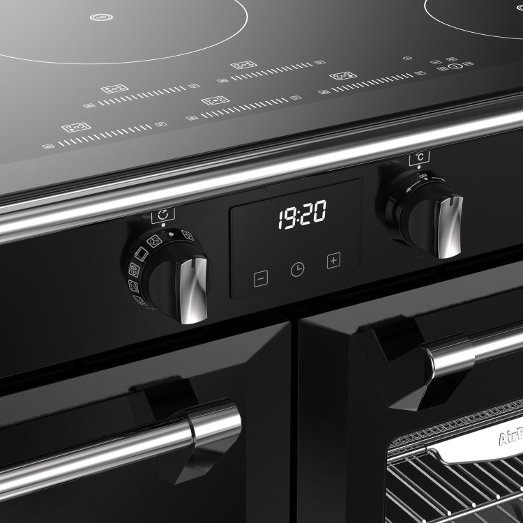 Stoves Richmond 100cm Electric Induction Range Cooker - Black