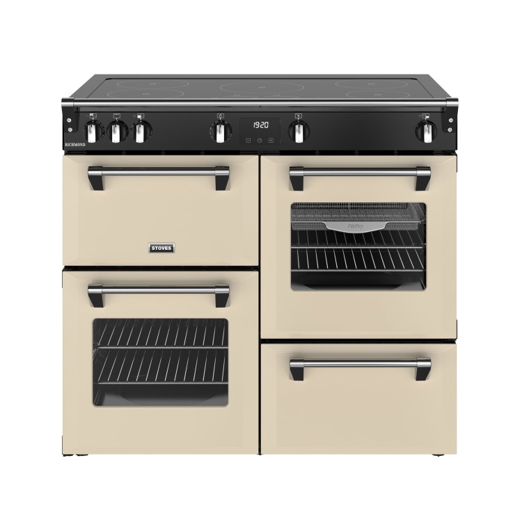 Stoves Richmond 100cm Electric Induction Range Cooker - Cream