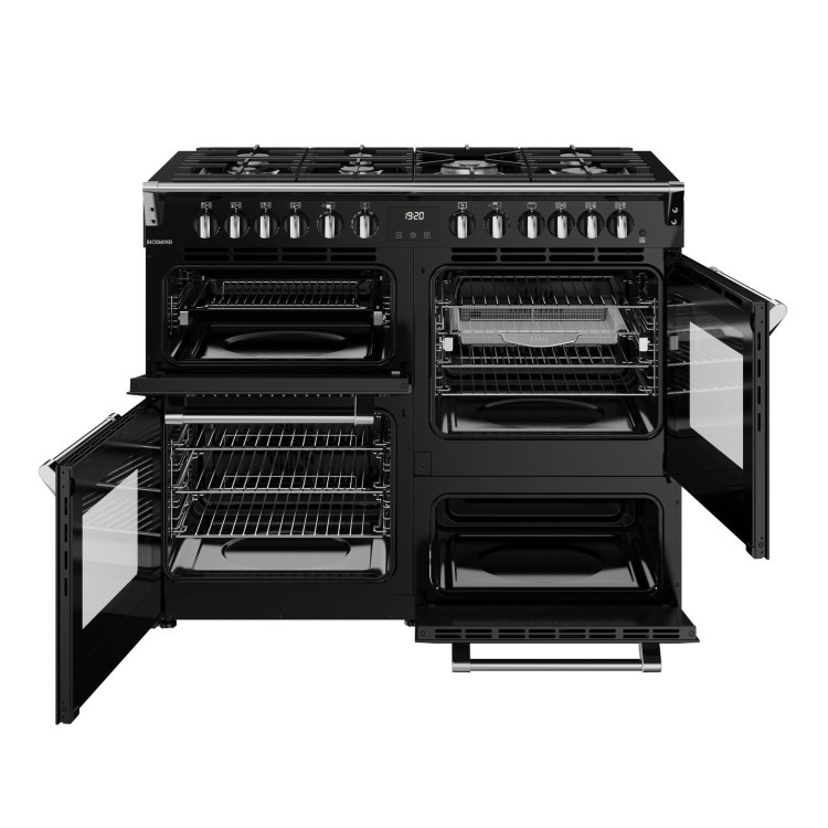 Stoves Richmond 110cm Dual Fuel Range Cooker - Black