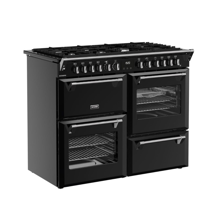 Stoves Richmond 110cm Dual Fuel Range Cooker - Black