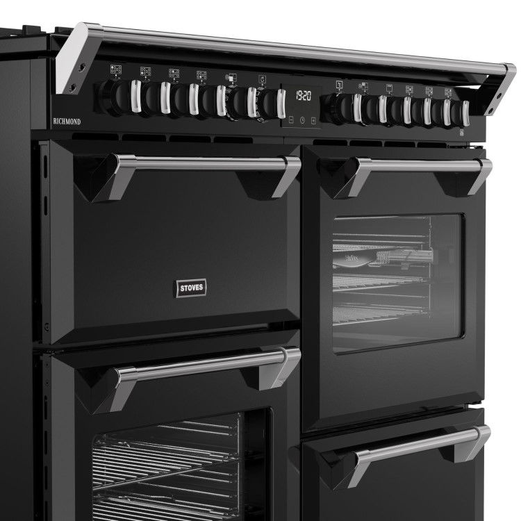 Stoves Richmond 110cm Dual Fuel Range Cooker - Black