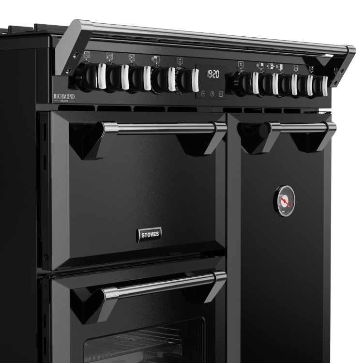 Stoves Richmond DX 90cm Dual Fuel Range Cooker - Black