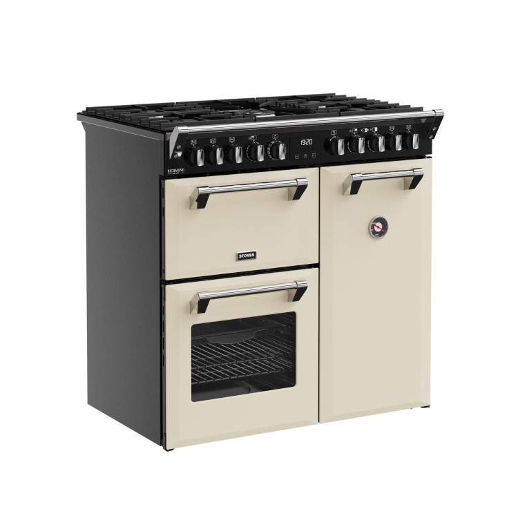 Stoves Richmond DX 90cm Dual Fuel Range Cooker - Cream