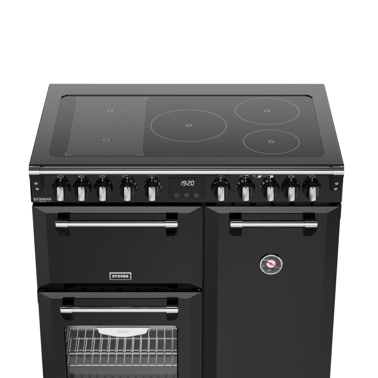 Stoves Richmond DX 90cm Electric Induction Range Cooker - Black