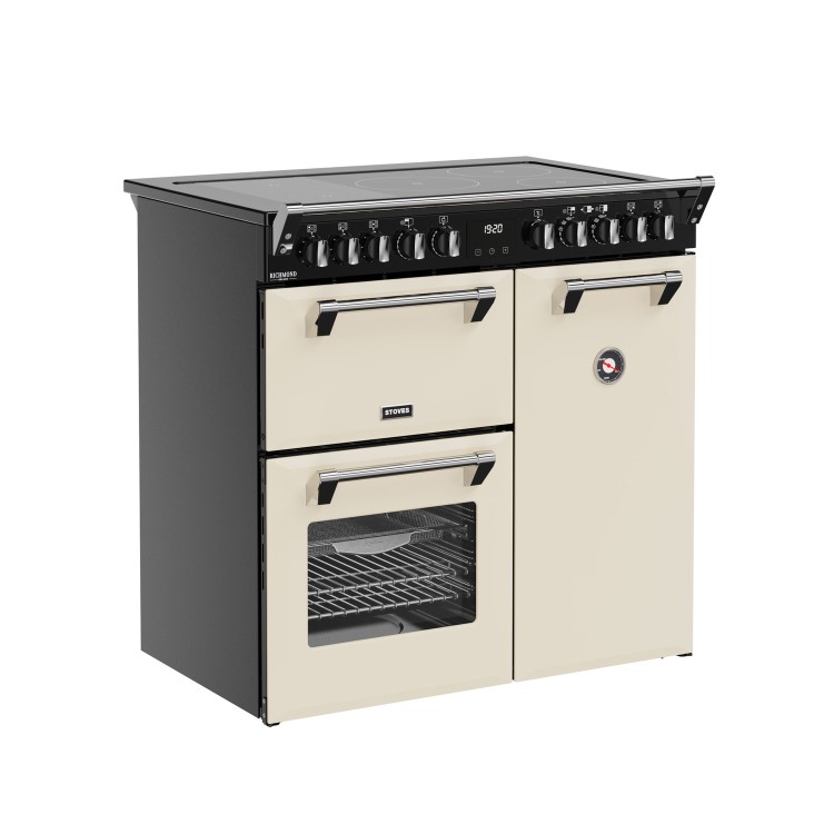 Stoves Richmond DX 90cm Electric Induction Range Cooker - Cream