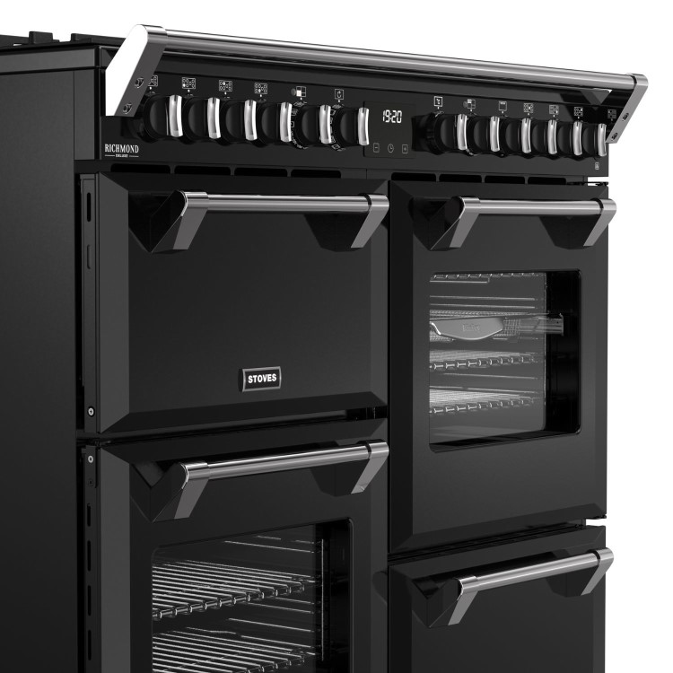 Stoves Richmond DX 100cm Dual Fuel Range Cooker - Black