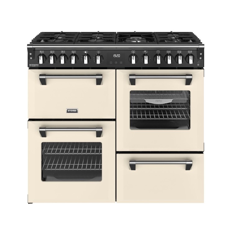 Stoves Richmond DX 100cm Dual Fuel Range Cooker - Cream