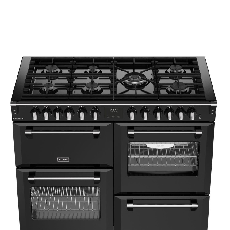 Stoves Richmond DX 110cm Dual Fuel Range Cooker - Black