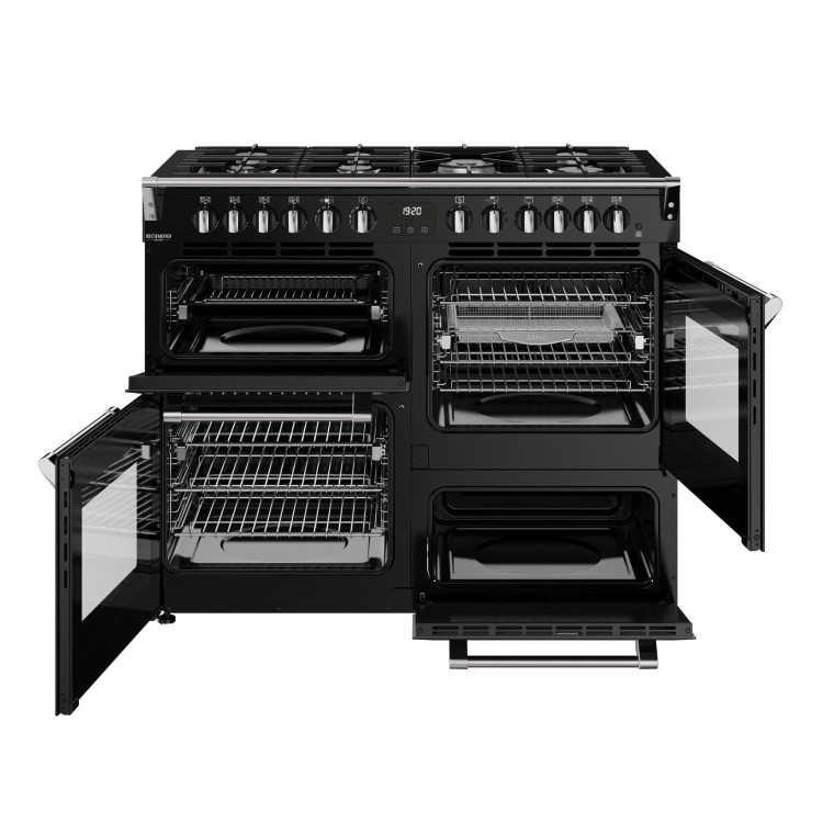 Stoves Richmond DX 110cm Dual Fuel Range Cooker - Black