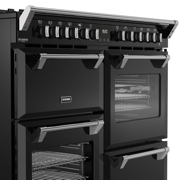 Stoves Richmond DX 110cm Dual Fuel Range Cooker - Black