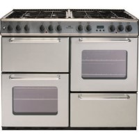 New World 100GT 100cm Gas Range Cooker in Silver