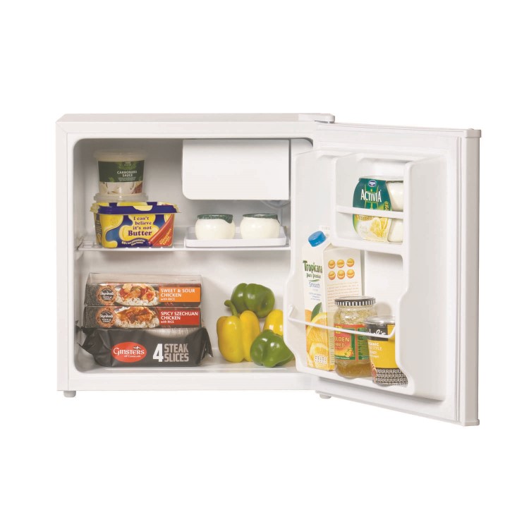 LEC R50052W 47cm Wide Freestanding Compact Fridge - White