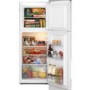 LEC T50122W 30/70 Split Top Mount Freestanding Fridge Freezer  - White