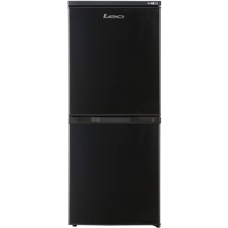 LEC TF55142 55x140cm Frost Free Freestanding Fridge Freezer - Black