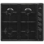 GRADE A3 - New World NWGHU60VE Four Burner Gas Hob Black