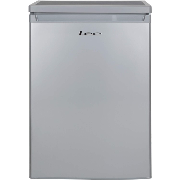 LEC L6014 Freestanding Under Counter Larder Fridge Silver