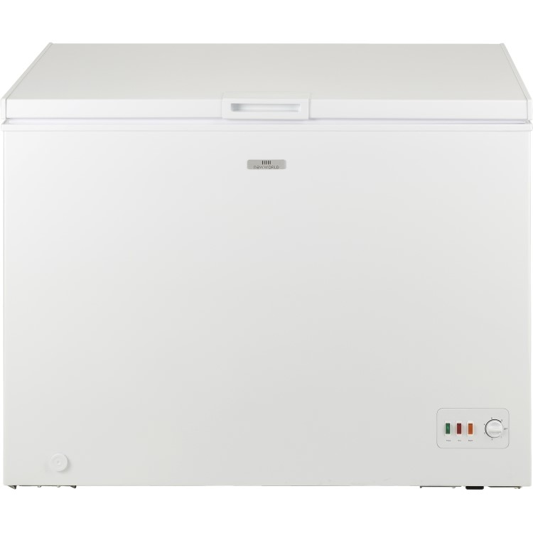 New World NWCF250L 250 Litre Chest Freezer - White