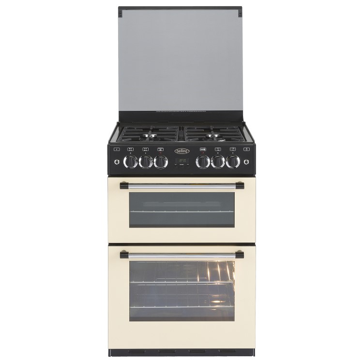 Belling Classic 60G Cream Gas Cooker with Double Oven