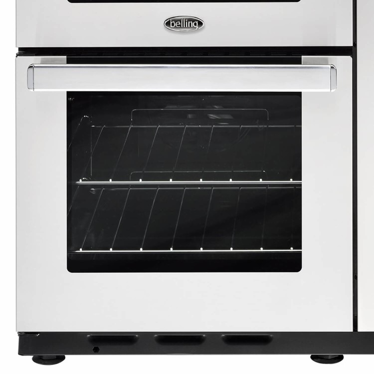 Belling Cookcentre 90DFT Professional 90cm Dual Fuel Range Cooker - Stainless Steel