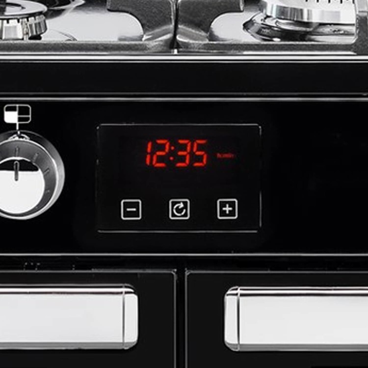 Belling Cookcentre 100DF 100cm Dual Fuel Range Cooker - Black