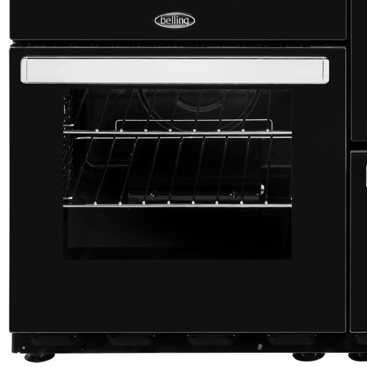 Belling Cookcentre 100DF 100cm Dual Fuel Range Cooker - Black