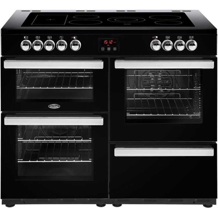 Belling Cookcentre 110cm Electric Range Cooker - Black