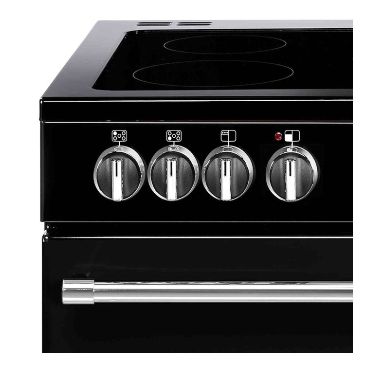 Belling Farmhouse 90E 90cm Electric Range Cooker - Black