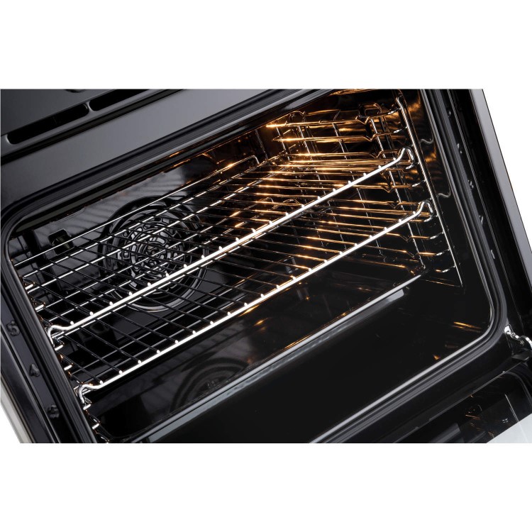 New World 444444186 Design Suite 60MF 9 Function Electric Single Oven Black