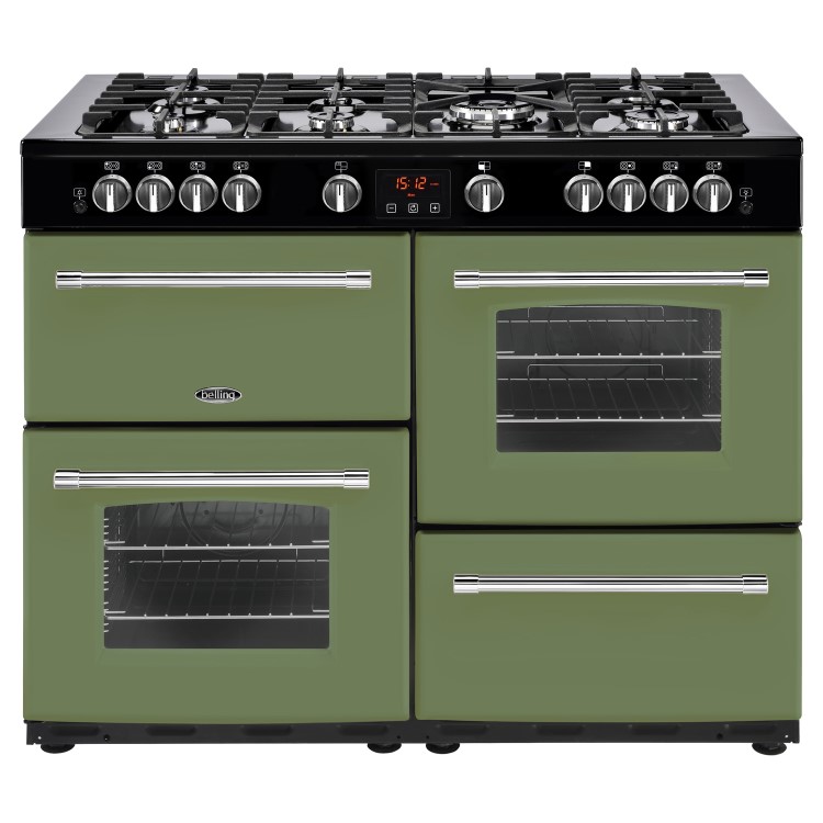 Belling Farmhouse 110G 110cm Gas Range Cooker Soho Green