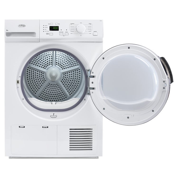 Belling FCD800 8kg Freestanding Condenser Tumble Dryer - White